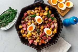 Melhor Hash caseiro de Corned Beef · sou um blog de culinária